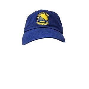 '47 Brand Golden State Warriors Strapback Cap Relaxed Embroidered Blue One Size